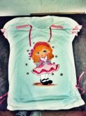 Camiseta Feminina Pintada A Mão
